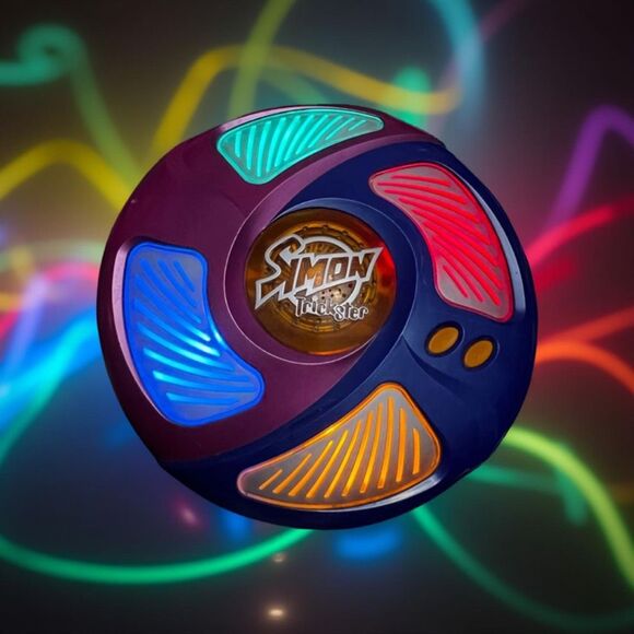 2005 Hasbro Gaming Simon Trickster Electronic Puzzle Memory Game WORKS B13 - Picture 1 of 5